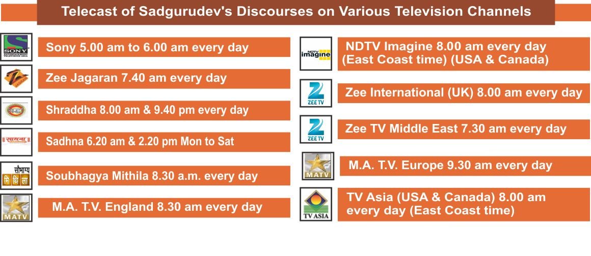 Telecast schedule